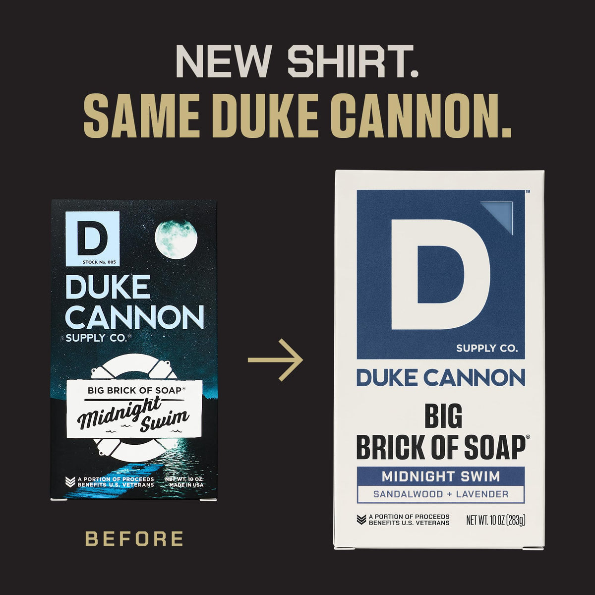 Duke Cannon soap in shower setting demonstrating everyday grooming use
