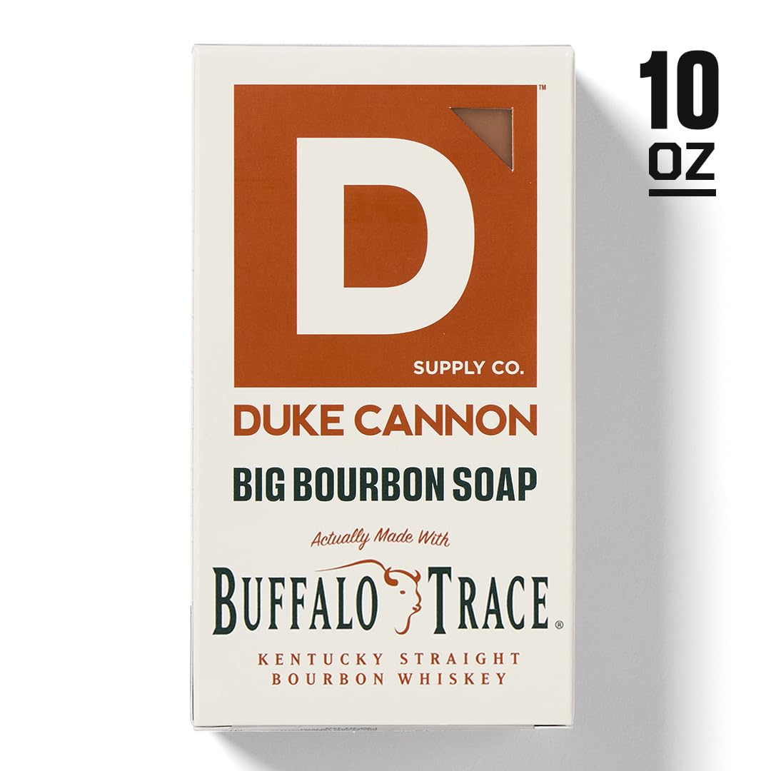 Duke Cannon soap in shower showing effective lathering and reliable clean benefit