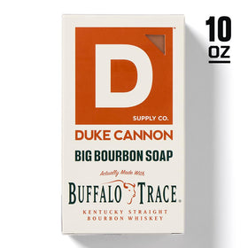 Duke Cannon soap in shower showing effective lathering and reliable clean benefit