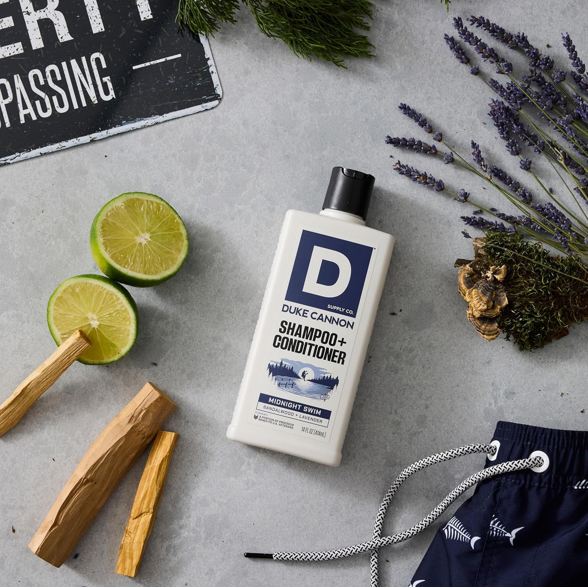 Duke Cannon in-shower use demonstrating cooling menthol refresh benefit