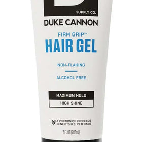 Duke Cannon ingredient label close-up showing coconut oil and oat extract benefits