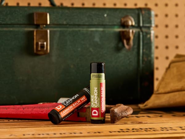 Duke Cannon ingredients setup displaying natural components and quality