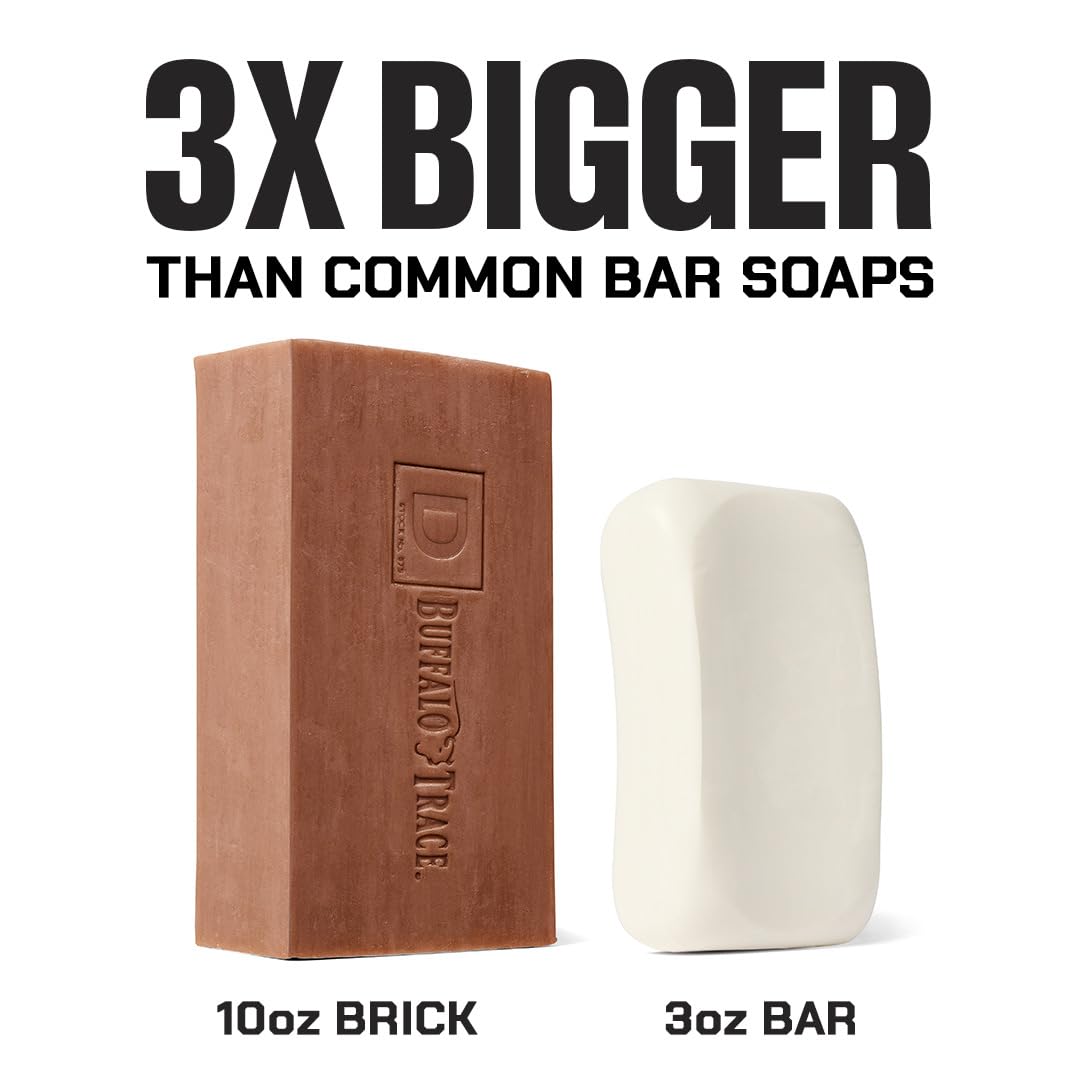 Duke Cannon label and ingredient panel showing bourbon infusion and clarity benefit