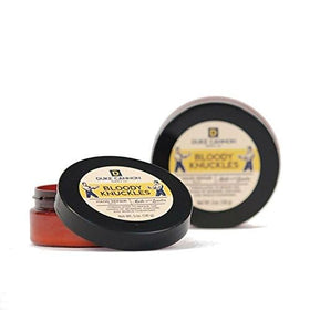 Duke Cannon balm in outdoor setting demonstrating protection from elements