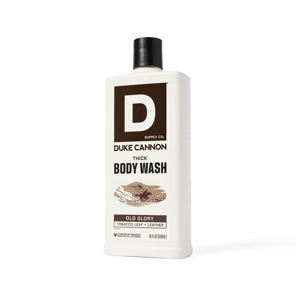 Man using Duke Cannon in shower lifestyle image showing active use benefit