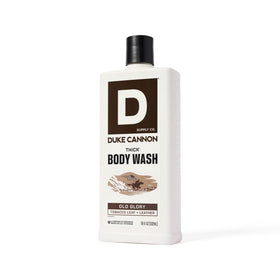 Man using Duke Cannon in shower lifestyle image showing active use benefit