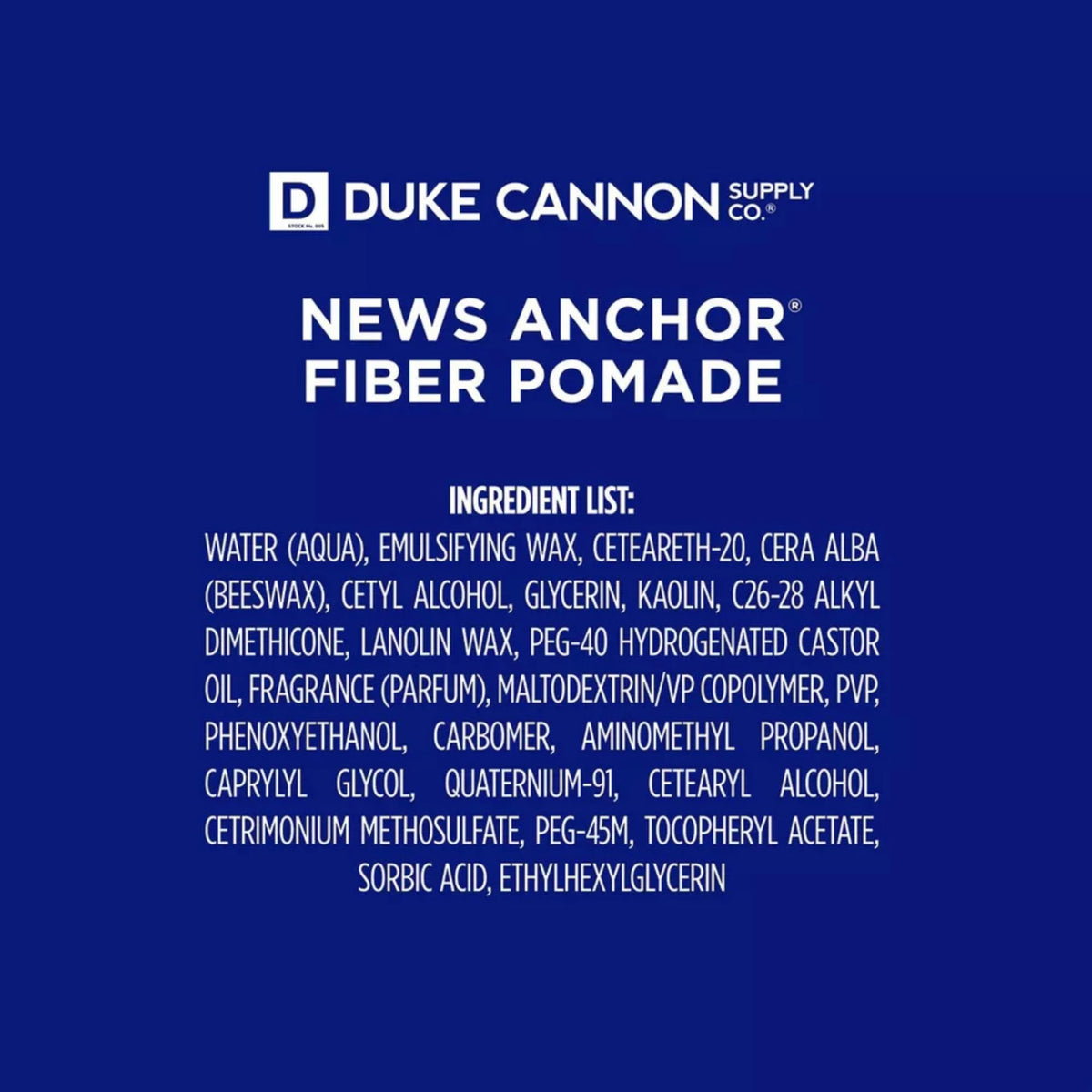 Duke Cannon pomade texture close-up highlighting matte thickness