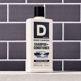 Duke Cannon product texture on hand showing creamy lather and easy application