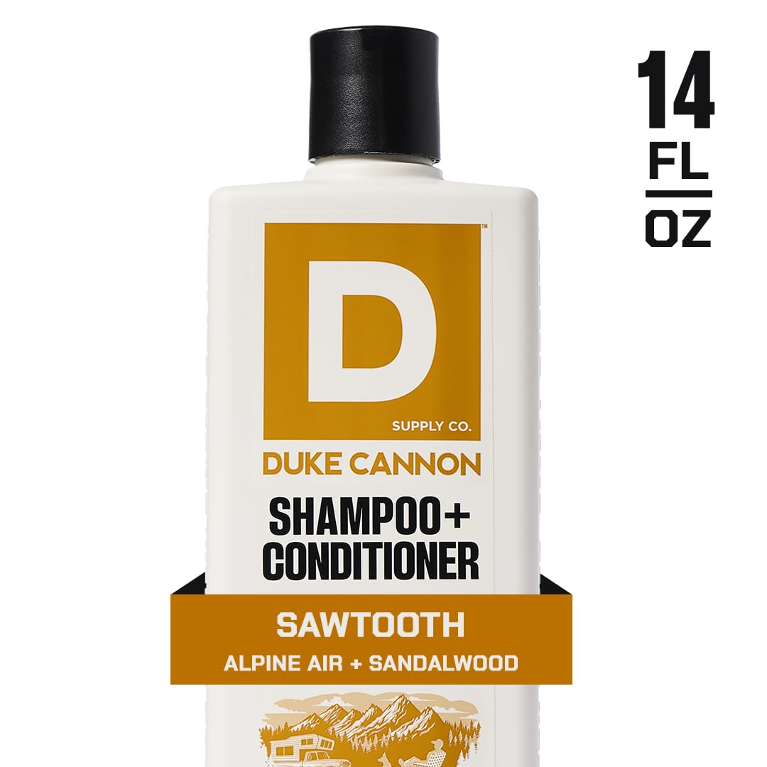 Duke Cannon back label closeup listing ingredients and ingredient transparency benefit