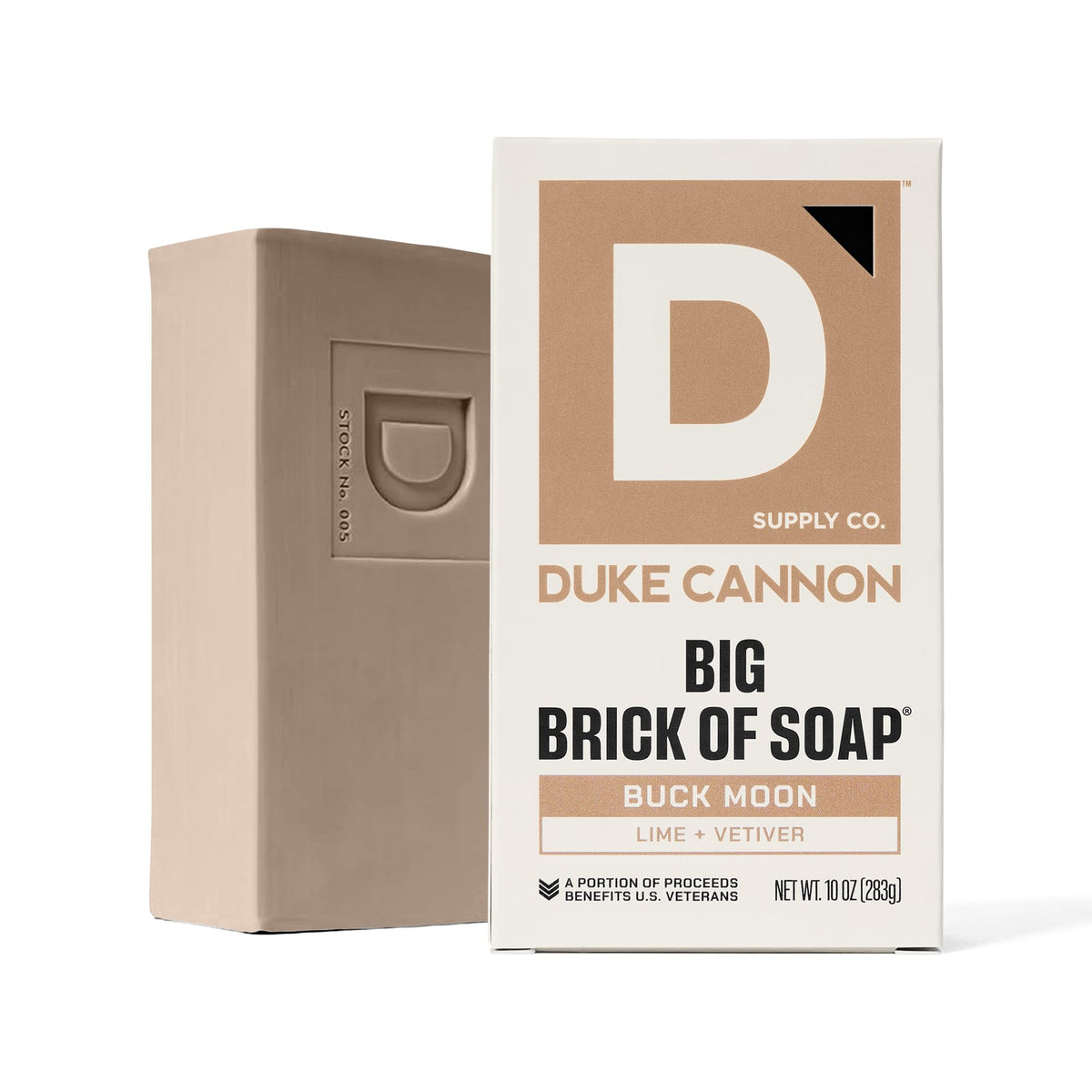 Duke Cannon lifestyle shot evoking lime and vetiver notes to suggest scent benefit