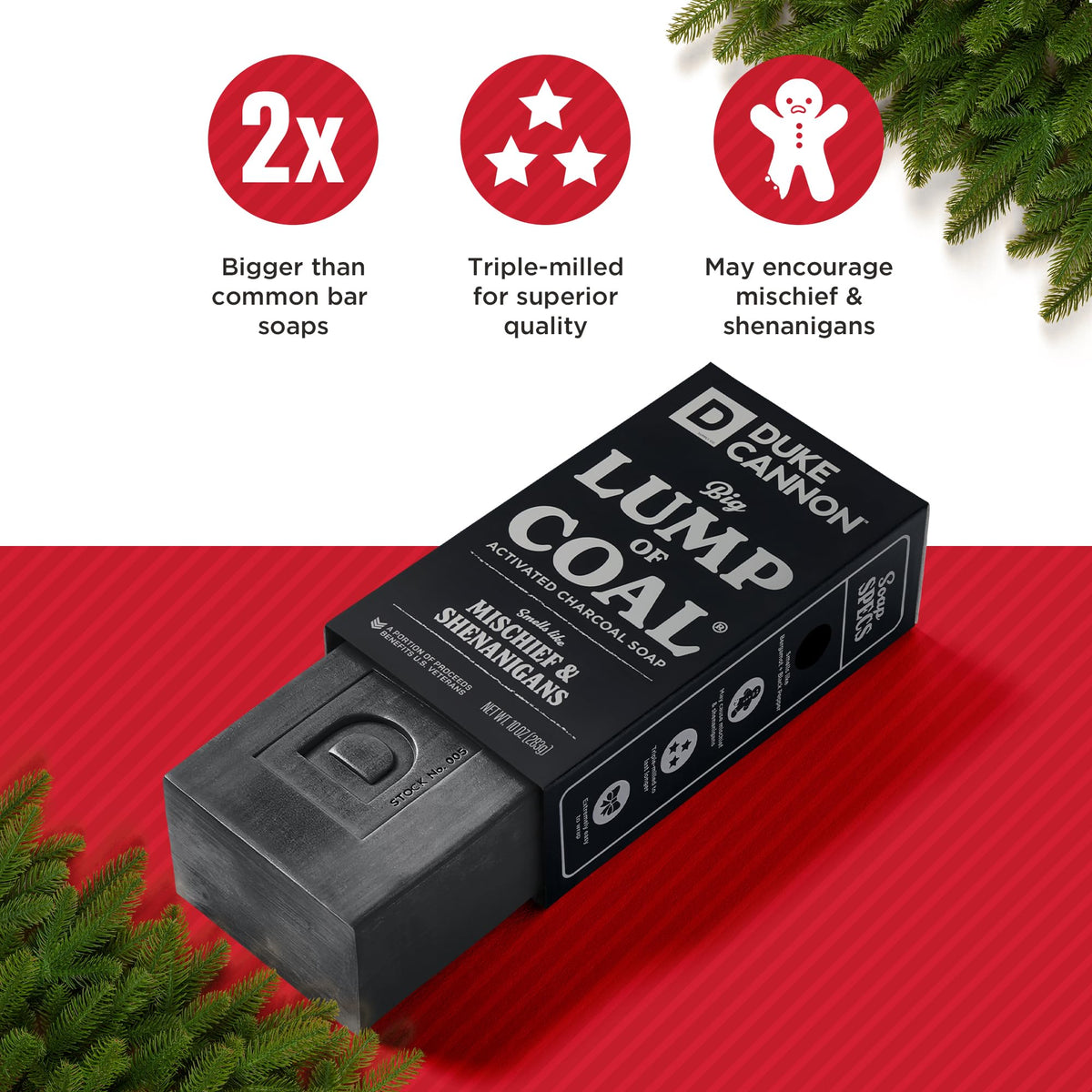 Duke Cannon bar producing rich lather in shower for effective daily cleansing