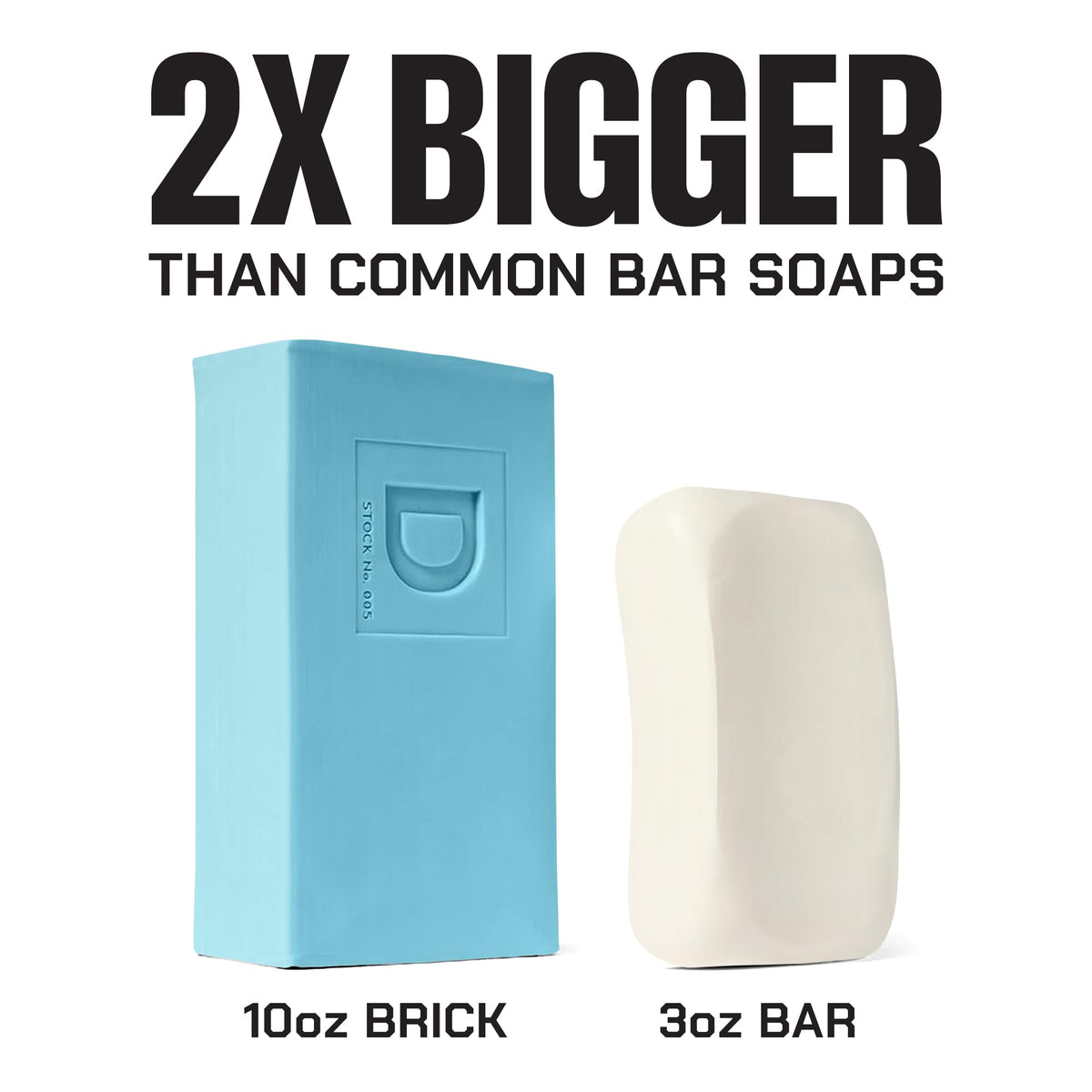 Duke Cannon Superior bar on sink showing fresh-water citrus scent for everyday versatile use