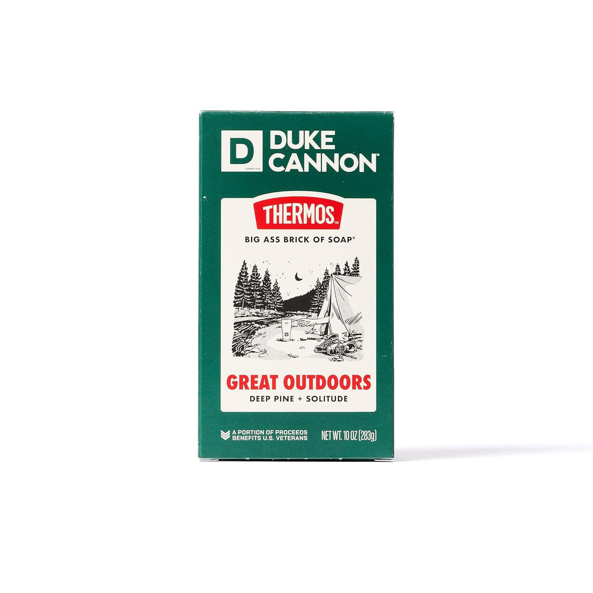 Duke Cannon soap texture close-up highlighting triple-milled durability