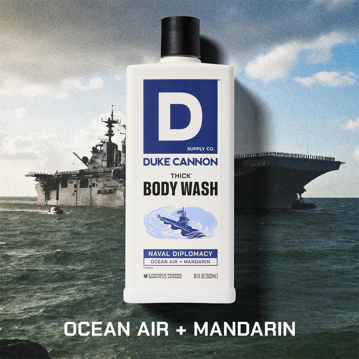 Duke Cannon thick texture suds demonstrating rich lather benefit