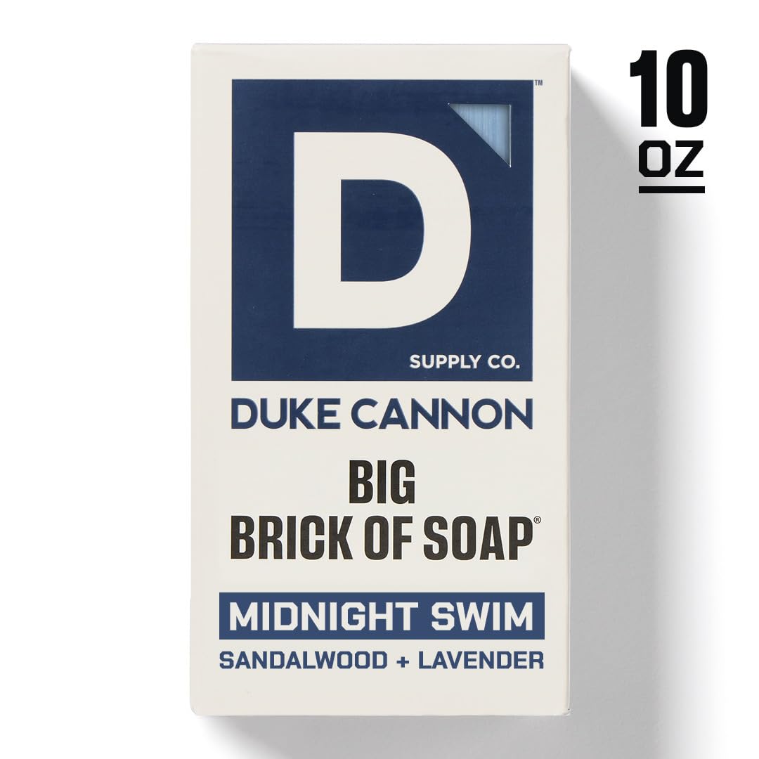 Duke Cannon triple-milled texture close detail indicating firmer bar and creamier lather