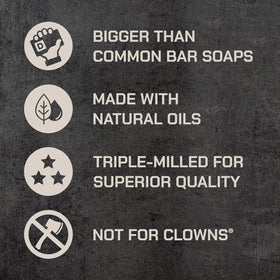Duke Cannon Tropic Drift bar in shower illustrating effective cleansing and fresh scent