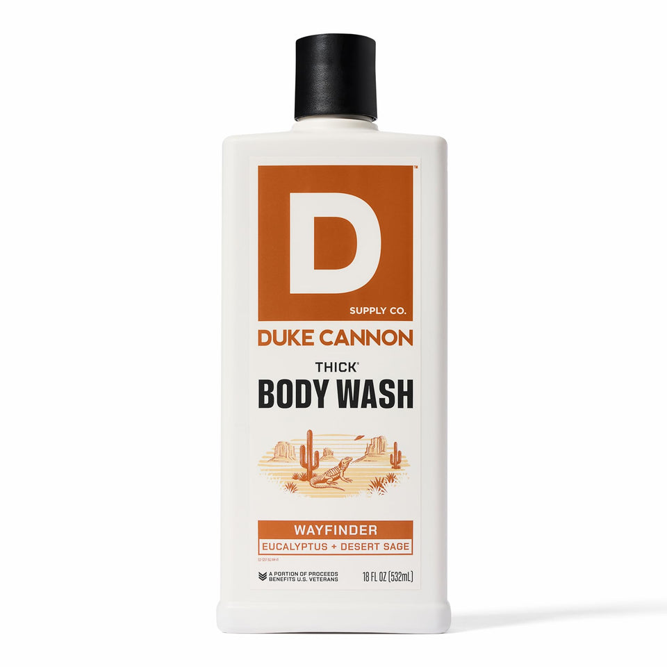 Duke Cannon Wayfinder front packaging showing brand and size