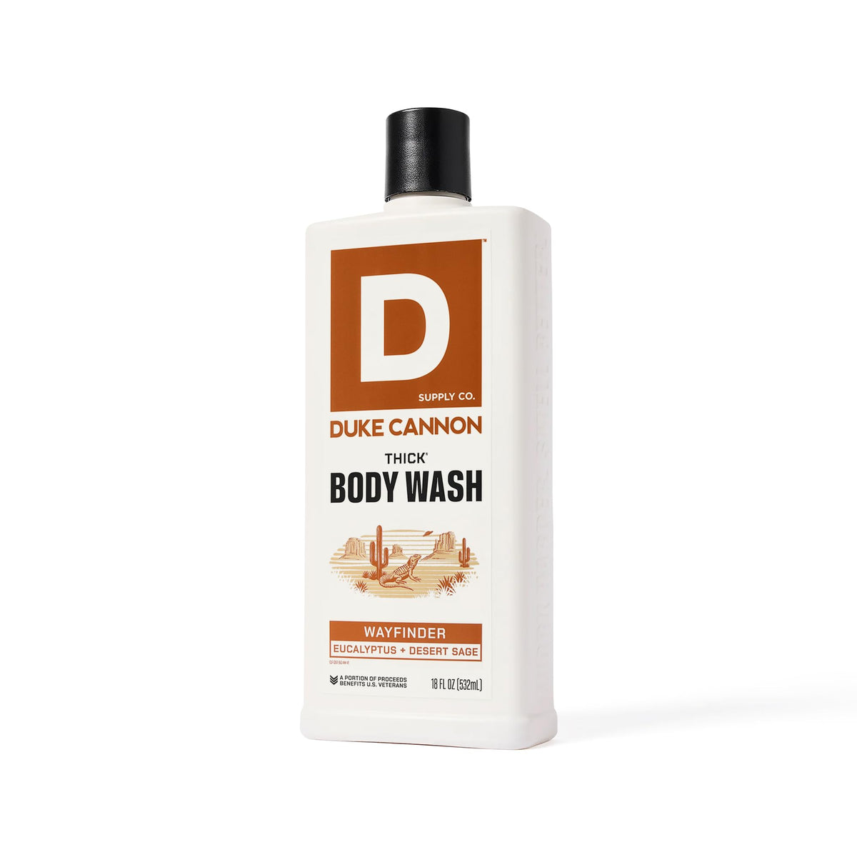 Duke Cannon label close-up displaying mineral-enriched ingredient list