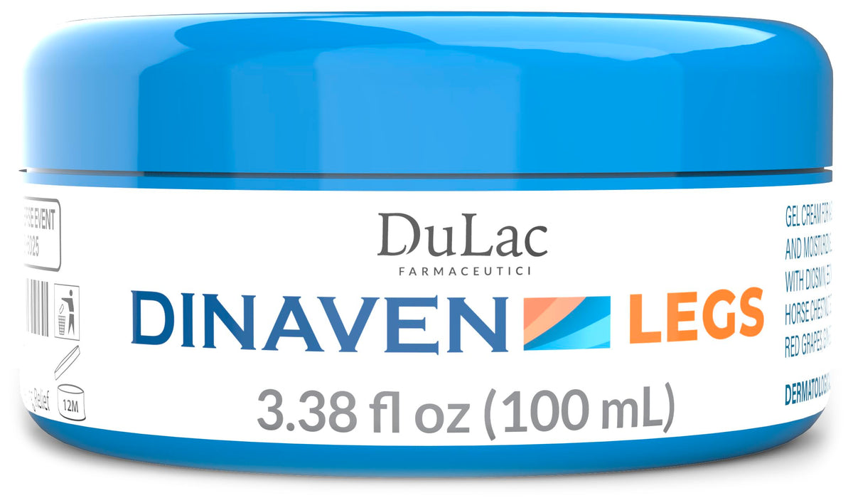 DULÀC Dinaven front packaging showing tube and labels, clear product identity and benefit