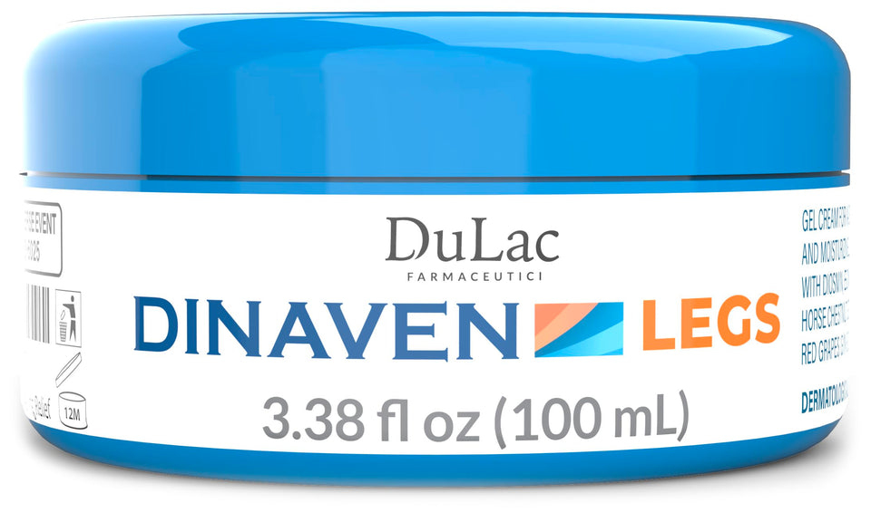 DULÀC Dinaven front packaging showing tube and labels, clear product identity and benefit