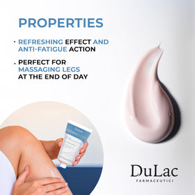 DULÀC close-up pump and gel texture highlighting fast absorption