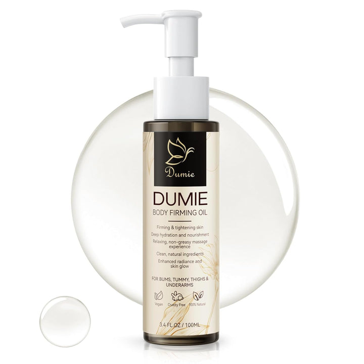 Dumie front packaging showing bottle and label, highlights premium design and benefit