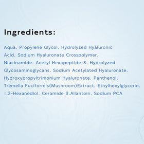 Dumie serum on a bathroom vanity with skincare items showing daily routine use