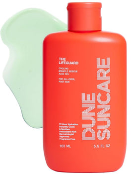 DUNE front packaging showing 5.5 fl oz gel and cooling benefits