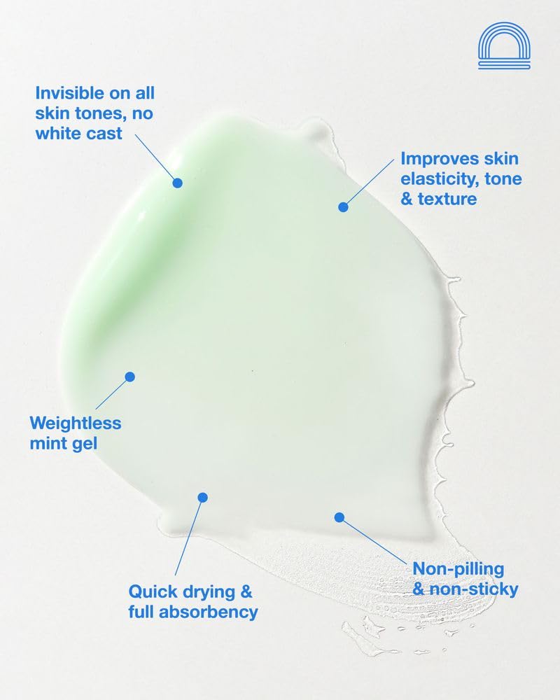 DUNE Mug Guard applied on face under makeup, blurs and primes skin