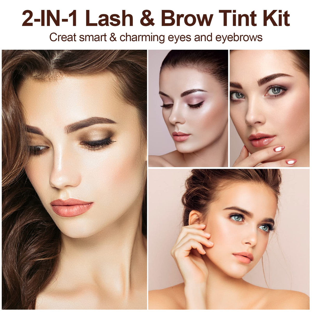 Duoffanny brows before and after tint showing fuller natural look benefit