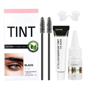 Duoffanny front packaging showing product name and dark black shade benefit