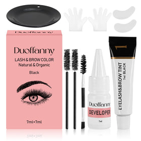 Duoffanny front packaging in Natural Black showing kit and shade for quick choice