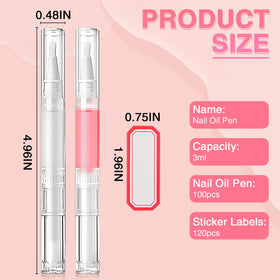DupakSYS transparent tube filled with liquid to monitor content level and usage