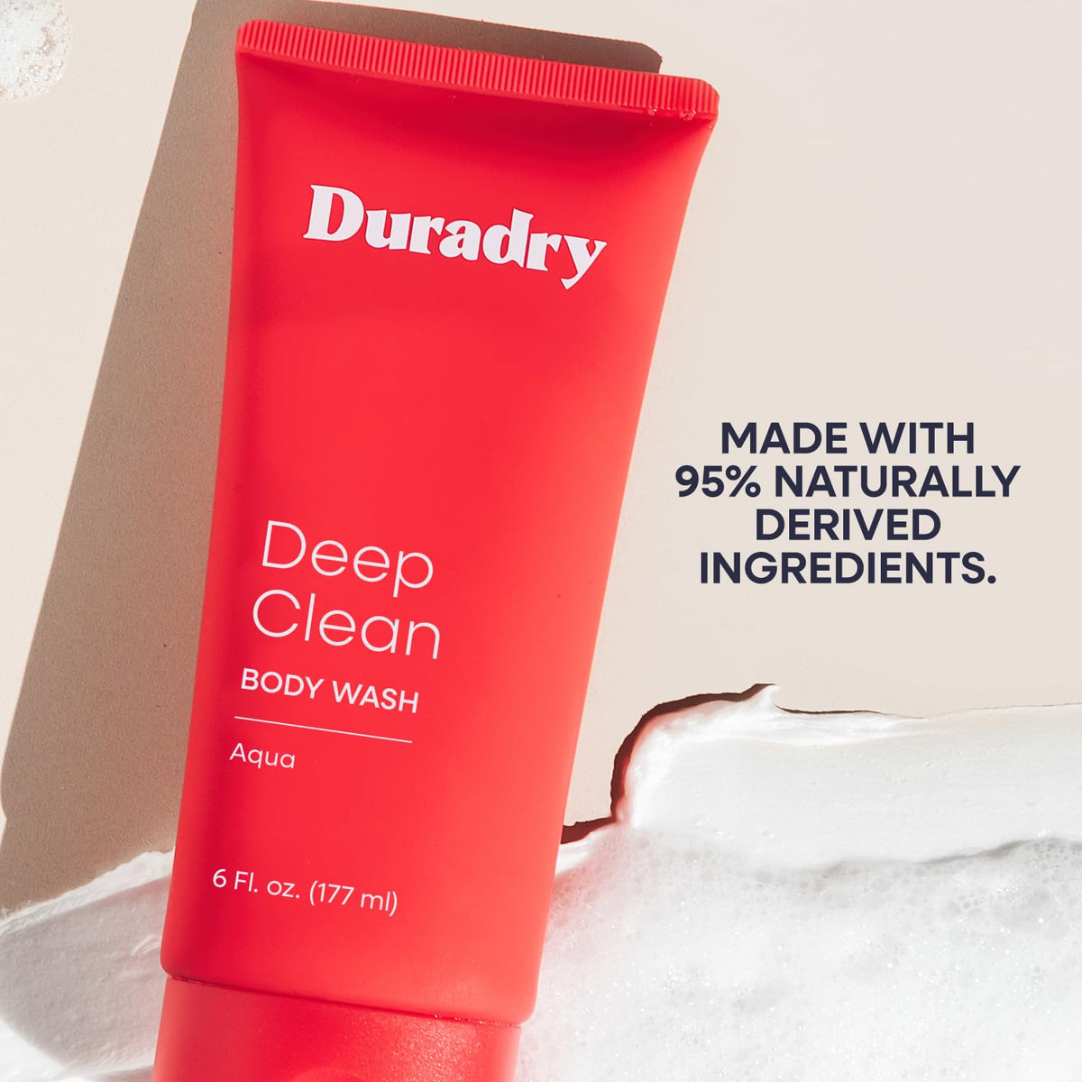 Duradry with avocado and olive extract visual showing nourishing ingredients