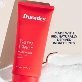 Duradry with avocado and olive extract visual showing nourishing ingredients