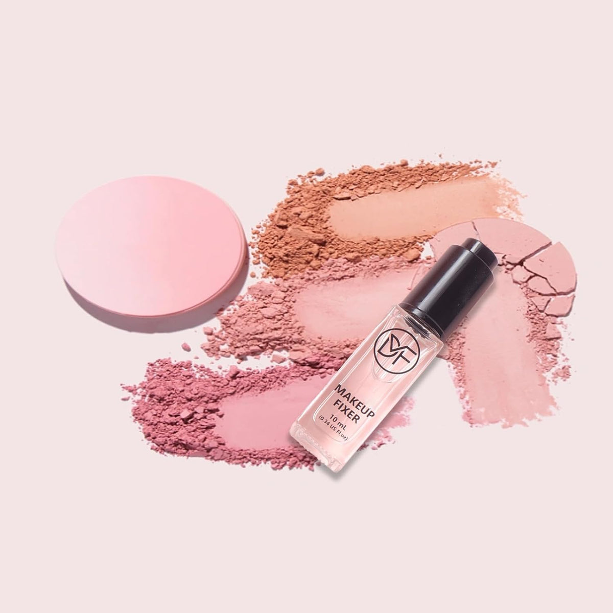 DuralineMakeupFixer dropper dispensing a clear drop for precise mixing