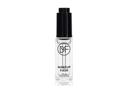 DuralineMakeupFixer front bottle view showing compact, travel-friendly design