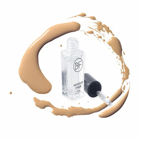 DuralineMakeupFixer blended with loose pigment showing creamy texture boost