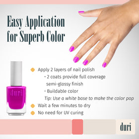 duri brush closeup making smooth stroke for even application benefit