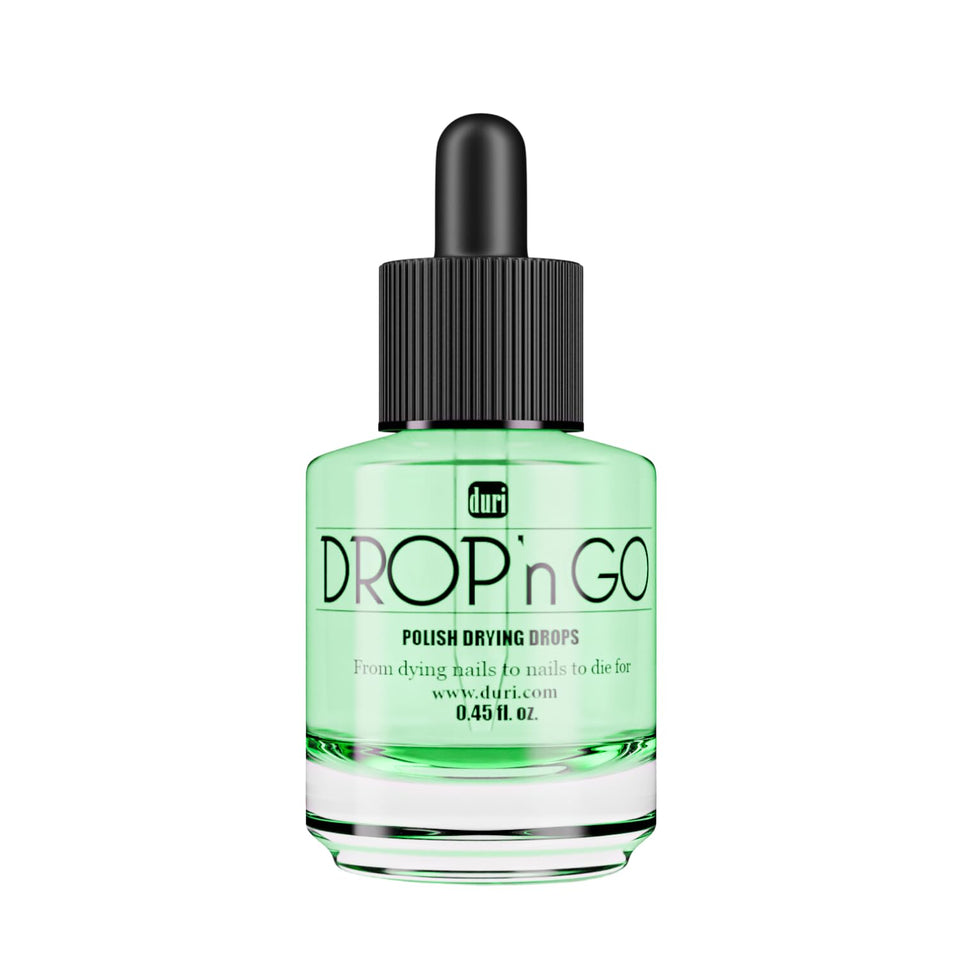 duri bottle front view showing label and quick dry benefit