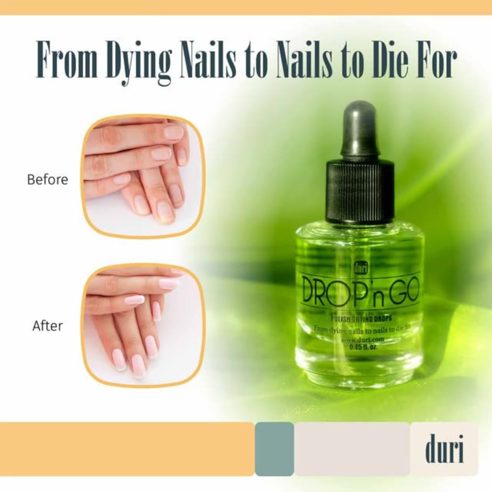 duri on manicure table lifestyle scene for fast at-home salon benefit