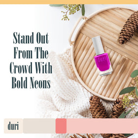 duri label closeup showing 7-Free vegan status and ingredient clarity