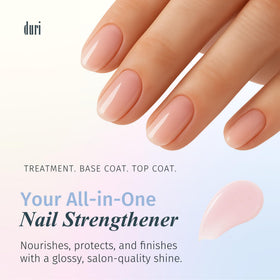 duri Rejuvacote 1 before and after nails showing reduced splitting and improved strength