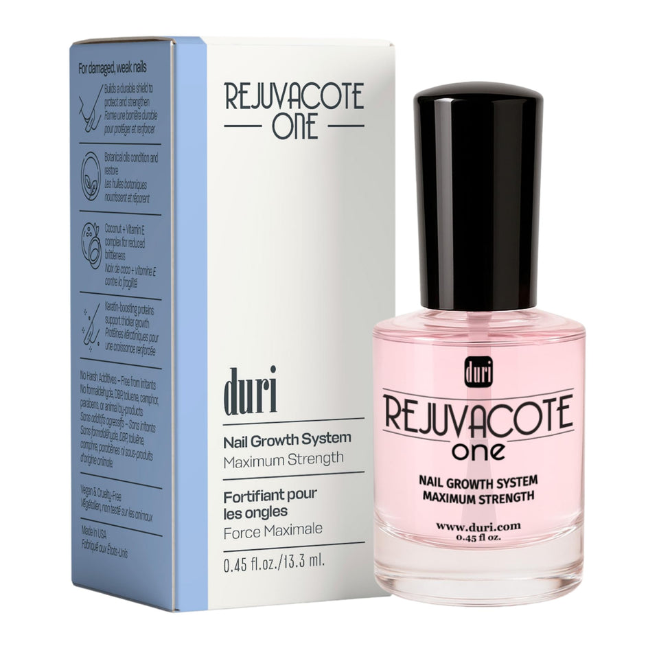 duri Rejuvacote 1 front packaging showing bottle and brand, protective base benefit