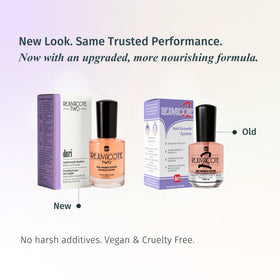 duri Rejuvacote 2 on natural nails showing even finish and reduced peeling
