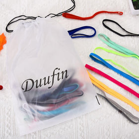 Duufin headband on runner demonstrating secure fit during exercise