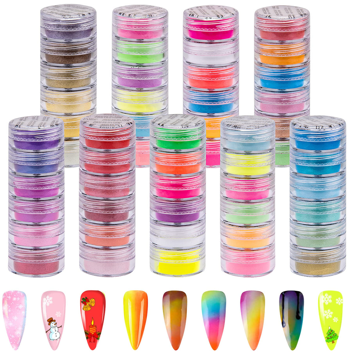 Duufin front packaging showing 54-color pigment set and organized tubes for easy selection