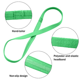 Duufin single headband stretched to show elastic fit and comfort