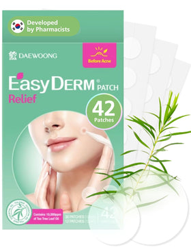 DWEasyDerm product front packaging showing 42-count and benefits