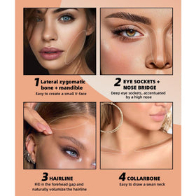 Dynaeuty palette held in hand to show compact travel-friendly size and portability